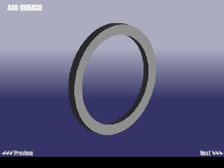 4801005030 - Сальник коленвала задний amulet 4801005030 - Сальник коленвала задний amulet
