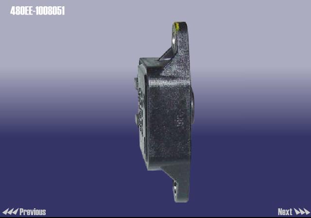 480EE1008051 - Датчик положения дроссельной заслонки amulet / fora 480EE1008051 - Датчик положения дроссельной заслонки amulet / fora