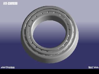 A113301030 - Подшипник задней ступицы наружний без abs amulet (a11)(a15) A113301030 - Подшипник задней ступицы наружний без abs amulet (a11)(a15)