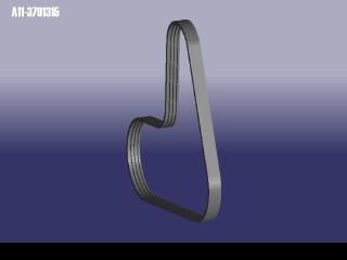 A113701315 - Ремень приводной ген./конд. amulet A113701315 - Ремень приводной ген./конд. amulet