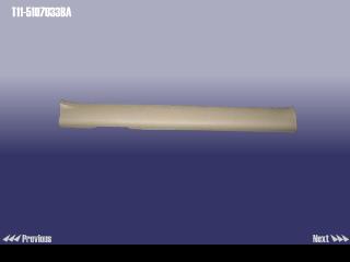 T115107033BA - Накладка порога передняя tiggo внешняя l T115107033BA - Накладка порога передняя tiggo внешняя l