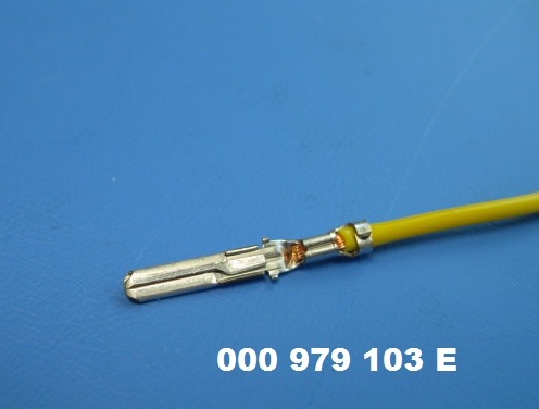000979103E - Провод (сечение 1mm) c 2-мя плоскими разъемами (папа) 2.8 mm 000979103E - Провод (сечение 1mm) c 2-мя плоскими разъемами (папа) 2.8 mm