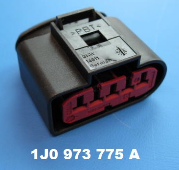 1J0973775A - Корпус плоского разъема с фиксатором контактов 1J0973775A - Корпус плоского разъема с фиксатором контактов