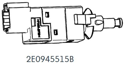 2E0945515B - Выключатель стоп-сигнала vw crafter 2E0945515B - Выключатель стоп-сигнала vw crafter