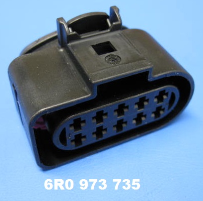 6R0973735 - Разъем заднего фонаря 6R0973735 - Разъем заднего фонаря